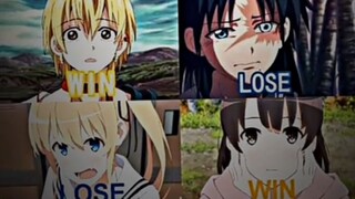 Kutukan Rambut Pendek?, kato megumin pasti menang 🥰