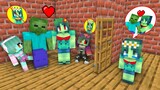 Monster School : Baby Girl Zombie and Bad Stepmother Zombie - Sad Story - Minecraft Animation