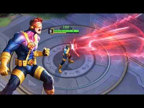 MARVEL Super War: New Hero Cyclops (Energy) Gameplay