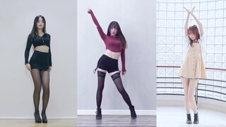 絲襪「美腿」二次元小萌妹「萌萌宅舞」性感火辣「黑絲」肉絲誘惑至極