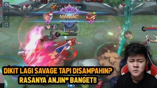 GAMEPLAY LANCELOT SAVAGE JEJE DISAMPAHIN ! FAST HAND GAMEPLAY - Moblie Legends