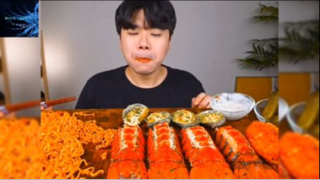 Mukbang tôm hùm #anngon