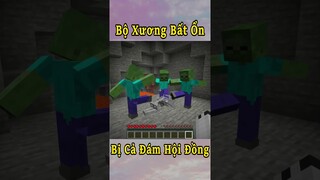 Anh Đen Xì Xì Đi Xem Bộ Xương Bất Ổn Nhất Minecraft 🤣 #shorts