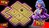 NEW TH10 WAR BASE WITH LINK + REPLAY PROOF | ANTI ZAP DRAGS/WITCHES/ELECTRO DRAGS | CLASH OF CLANS