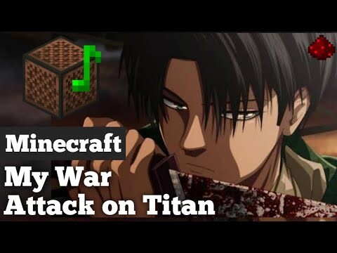 Attack On Titan Final Season 4 OP「My War / 僕の戦争」(Minecraft Note Block Song)