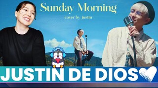 Sunday Morning cover by Justin De Dios | Reaction @jahdedios