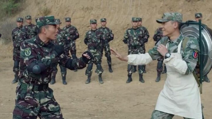 Cook: The chef said to wipe your hands before beating the pork