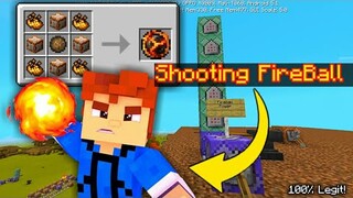 How to get a FireBall Power 🔥 in Minecraft using Command Block Trick!