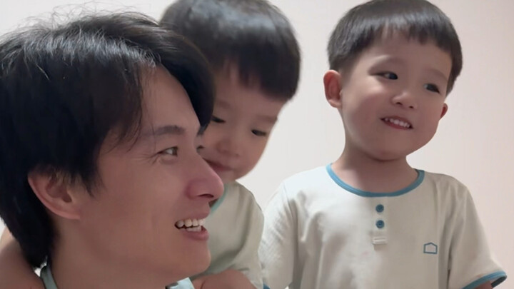 Being a dad isn’t easy; being the dad of twins is especially tough.