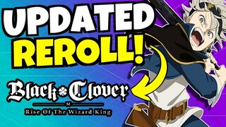 BLACK CLOVER MOBILE - REROLL GUIDE UPDATE & HOW TO PLAY NOW!!!