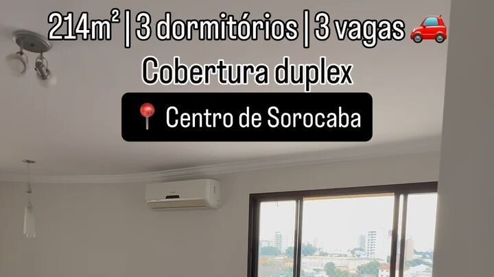 Cobertura duplex em região estratégica no centro de Sorocaba