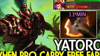 YATORO Troll Warlord Pro Carry ฟรีฟาร์ม 11 นาที Battle Fury Dota 2