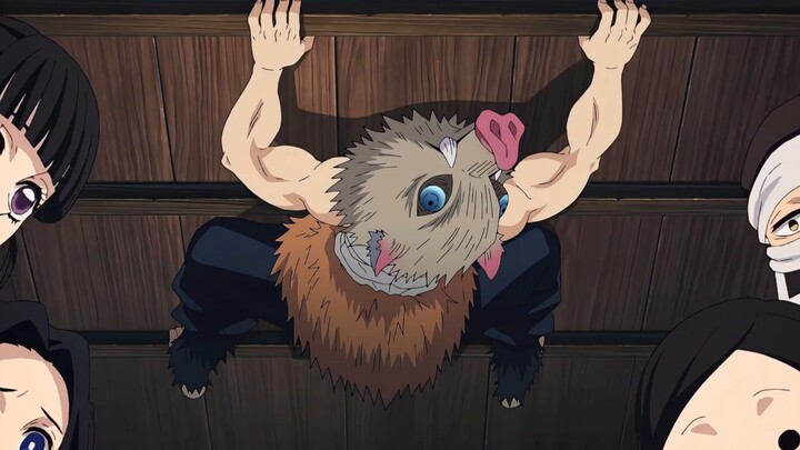 It's not Inosuke—it's a spider!