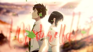 Umbrella - Kimi no Nawa | Typography AMV Edit | Anime Edit