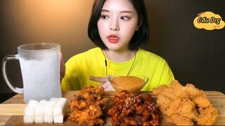 Chân gà rút xương, đùi gà cánh gà chiên cùng biaaa 1 #amthuc