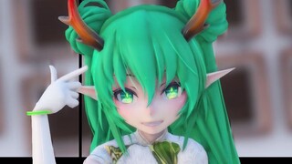 【MMD/60FPS】Eh? ! Raja Naga keluar dari layar/3D Mata Telanjang/kecanduan [A].