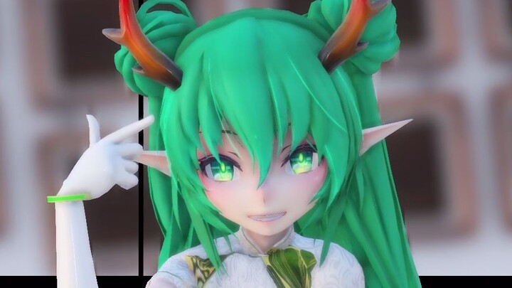 【MMD/60FPS】เอ๊ะ? - ราชามังกรกำลังจะออกจากหน้าจอ/ภาพสามมิติแบบตาเปล่า/[A]ddiction