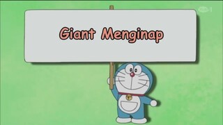 Doraemon Gian menginap