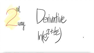 2 ways: exp derivative ln(e^(x+1/x))