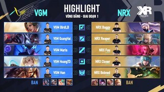 [HIGHLIGHT AIC 2022] VGM vs NRX - V GAMING HUỶ DIỆT ĐỐI PHƯƠNG ĐỂ BƯỚC TIẾP VÀO VÒNG TRONG