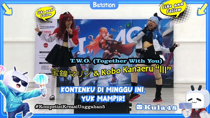 T.W.O. (宝鐘マリン & Kobo Kanaeru "III") at event IMAGI