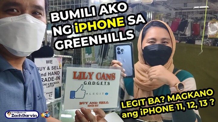 I BOUGHT an iPHONE at GREENHILLS | HOW MUCH ang BRAND NEW? LEGIT? 2022 PHILIPPINES