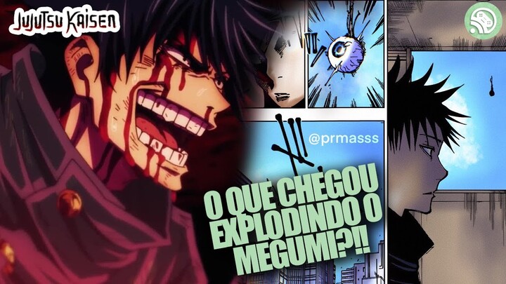 Jujutsu Kaisen Capítulo 167 - MEGUMI PULVERIZADO?!! O QUE ACONTECEU?!!