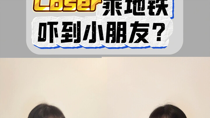 Cosplayer warned for taking the subway?