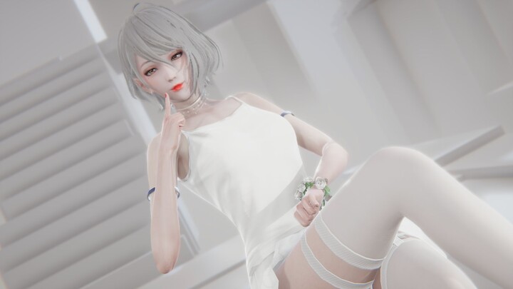 [MMD]Tiga gadis <Azur Lane> menari <Number 9>