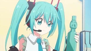 "Yang Mulia Hatsune disemprot dengan soda di wajahnya!!!"