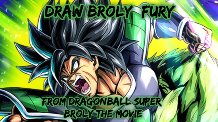 RRRROOOOAAAAAGGGHHH!!! | How To Draw Broly: Fury From Dragonball Super Broly (Sketch & Lineart)