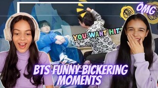 BTS Funny Bickering Moments - REACTION! 🤣💜