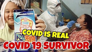 COVID - 19 SURVIVOR (covid is real 😱) Bumalik na ang panlasa at  pang amoy