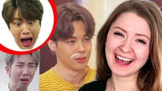 Reacting to BTS Funny Moments For The First Time!