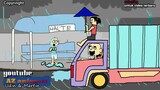 Mobil Truk Oleng VS Klx - Kartun Lucu - Funny Cartoon / Udin dan martin