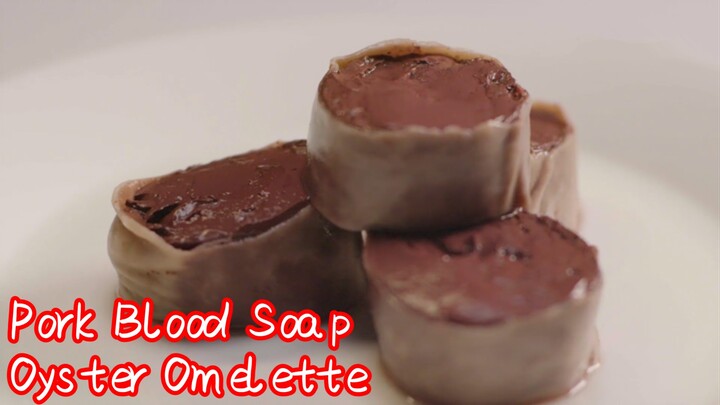 Pork Blood Soap + Oyster Omelette