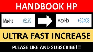 HANDBOOK HP ULTRA FAST INCREASE