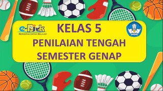 PTS PJOK SD SEMESTER 2- KELAS 5