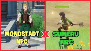 Mondstadt NPC x Sumeru NPC