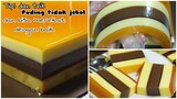 Resep Puding Lapis Surabaya (Tips puding tidak rembes ke bawah & merekat dgn baik)