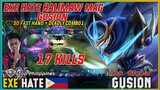 Gusion ni EXE Hate HALIMAW, Sobrang Bilis nang Kamay| Top Global Gusion Hate