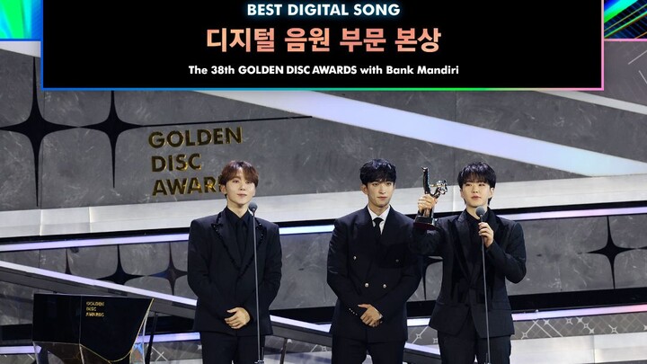 [Sokcho Chinese Subs] BSS at the 38th Golden Disc Awards: Main Prize in the Digital Music Category