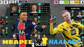 Sử dụng Kylian Mbappe vs Erling Haaland đá tiền đạo cắm trong DLS22