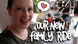 We traded our car with a TRICYCLE in the Philippines for a day