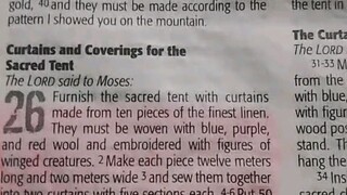 Daily Verse.                  Exodus 26:1-6