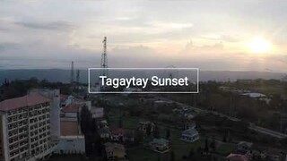 (Time Lapse Video) Sunset in Tagaytay City Philippines