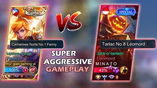 TOP GLOBAL FANNY VS TOP GLOBAL LEOMORD | Aggressive fanny cables against their core LANCELOT MLBB