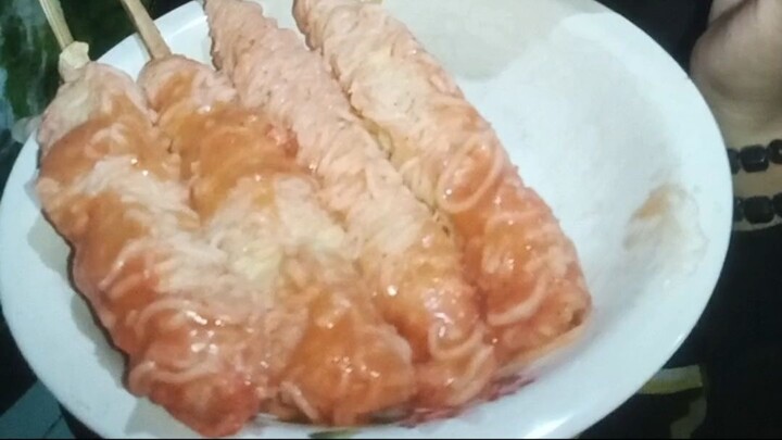 jasmr mukbang jajan telur gulung