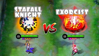Granger Exorcist VS Starfall Knight Skin Comparison