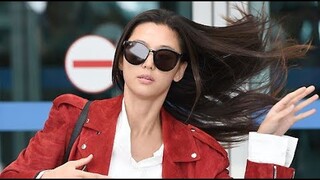 Jun Ji Hyun touching her hair for 2 minutes